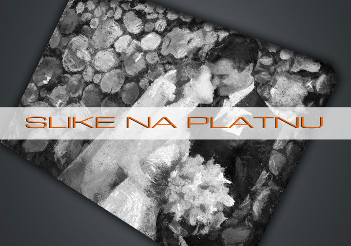 iz fotografije u sliku na platnu